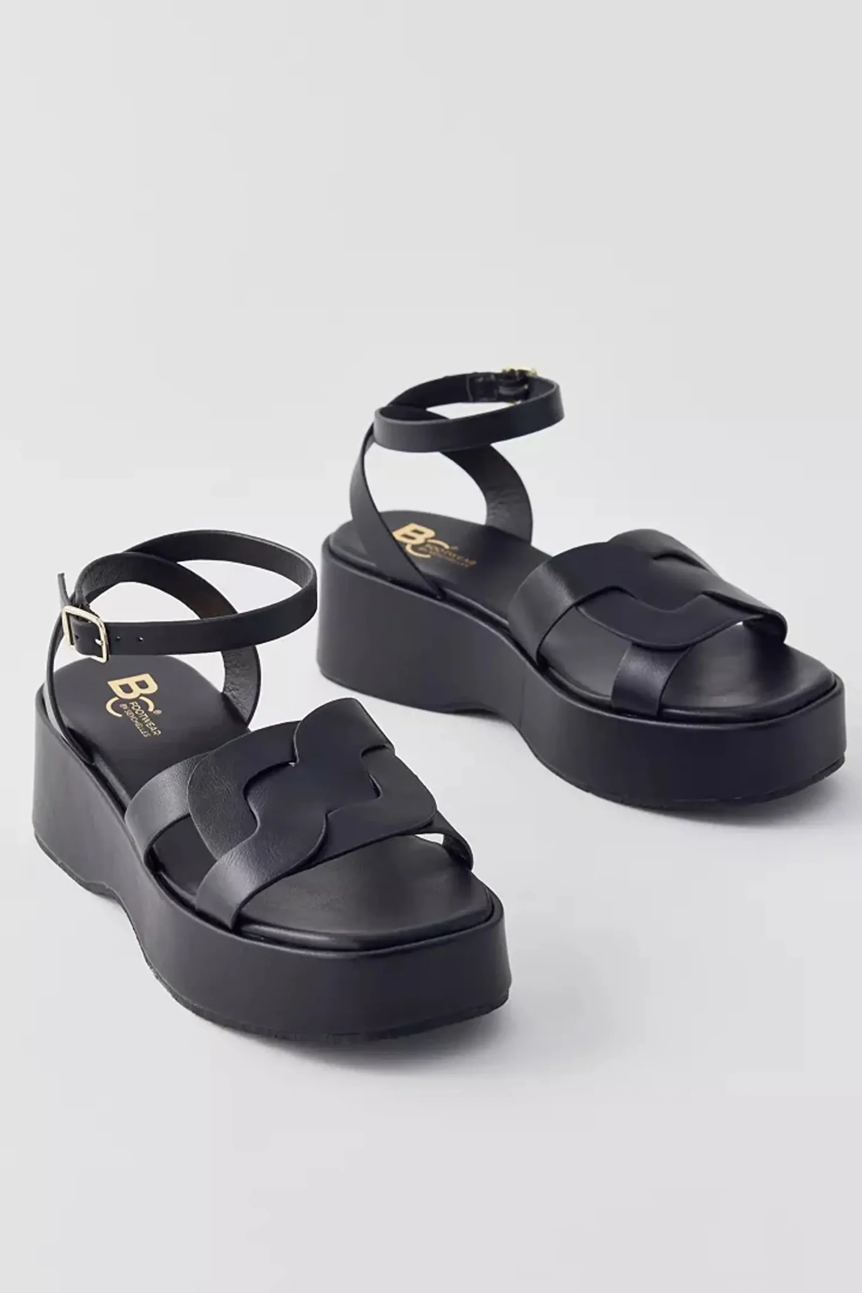 BC Shoes On The Go platform sandal vegan women